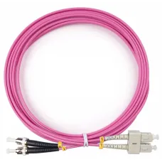 Патч-корд оптический duplex 3м SC-ST 50/125MM OM4 LSZH