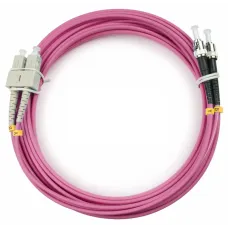 Патч-корд оптический duplex 5м SC-ST 50/125MM OM4 LSZH