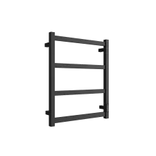 Полотенцесушитель ДВИН L plaza neo 60/50 Электрический К диммер квадрат Чёрный матовый