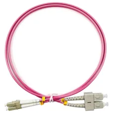 Патч-корд оптический duplex 1м LC-SC 50/125MM OM4 LSZH