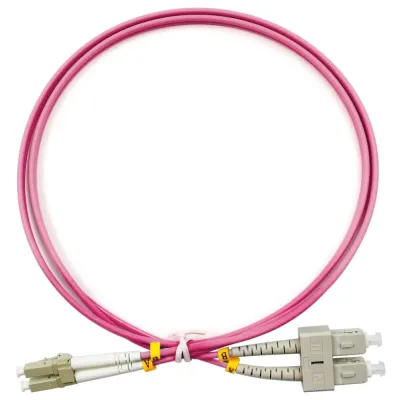 Патч-корд оптический duplex 1м LC-SC 50/125MM OM4 LSZH