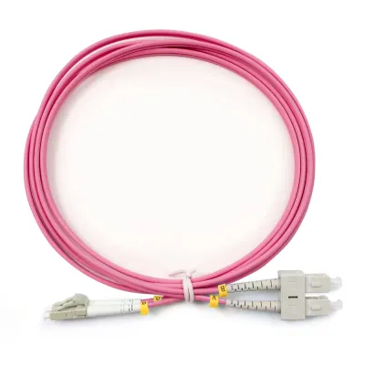 Патч-корд оптический duplex 2м LC-SC 50/125MM OM4 LSZH
