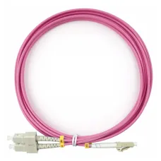 Патч-корд оптический duplex 3м LC-SC 50/125MM OM4 LSZH