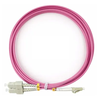 Патч-корд оптический duplex 3м LC-SC 50/125MM OM4 LSZH