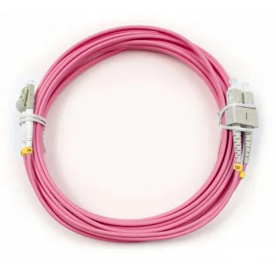 Патч-корд оптический duplex 7м LC-SC 50/125MM OM4 LSZH