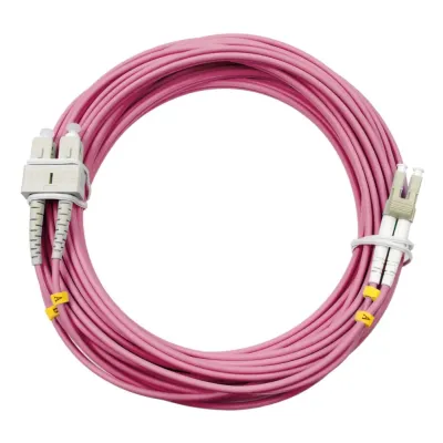Патч-корд оптический duplex 20м LC-SC 50/125MM OM4 LSZH