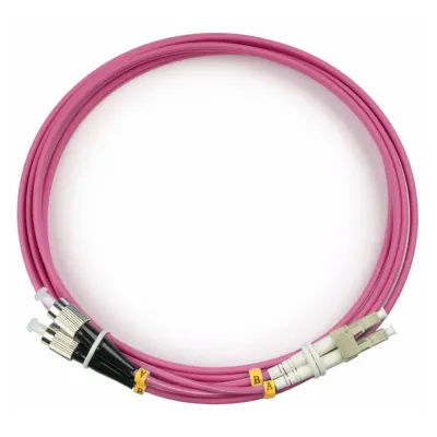 Патч-корд оптический duplex 2м LC-FC 50/125MM OM4 LSZH