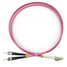 Патч-корд оптический duplex 1,5м LC-ST 50/125MM OM4 LSZH