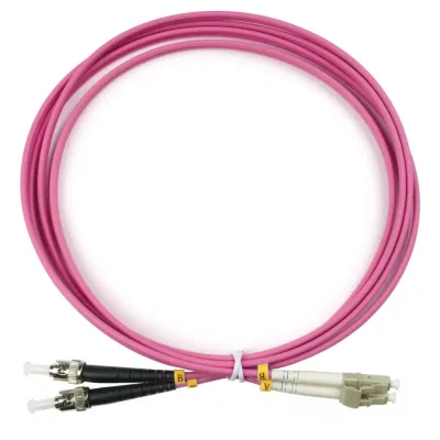 Патч-корд оптический duplex 2м LC-ST 50/125MM OM4 LSZH