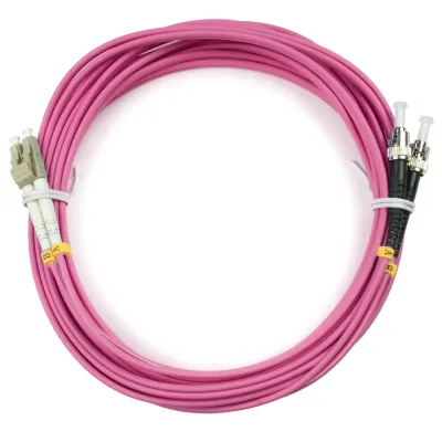 Патч-корд оптический duplex 15м LC-ST 50/125MM OM4 LSZH