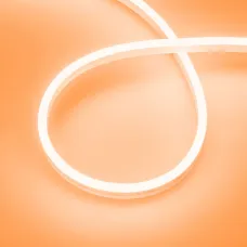 Лента герметичная AURORA-PS-A120-12x6mm 24V Amber 10 W/m, IP65, 2835, 5m, силикон