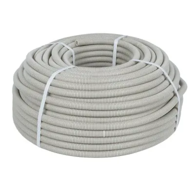 Труба гофр.ПВХ с зондом d32мм (50м)EKF Plast PROxima
