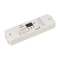 Контроллер SMART-K27-RGBW 12-24V, 4x5A, 2.4G ARL, IP20 пластик, 5 лет