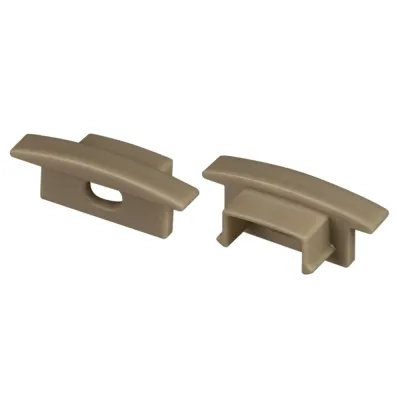 Заглушка LINE-2308-F OLIVE GREY с отверстием (Пластик)