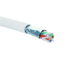 Кабель категории 6, U/UTP, 4 пары, 23 AWG, нг(A)-HF, внешней/внутренней прокладки, черный, коробка 305 м