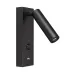 Светильник SP-BED-CHARGE-S60x125-3W Warm3000 BK 20 deg 230V USB-A USB-C IP20 металл 3 года