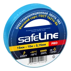Изолента ПВХ син.15мм 10м Safeline