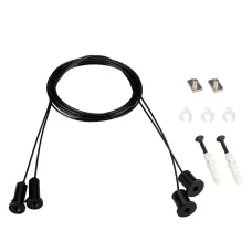 Подвес ARL-2x2m Set BLACK (Pad 9x2mm) ( Металл)