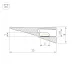 Профиль SL-MINI-SHELF-H8-2000 ANOD OLIVE GREY (Алюминий)