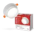 Светильник встраиваемый GX53R-SOFT NL-WH под GX53 c подсветкой, 110х63мм белый IN HOME