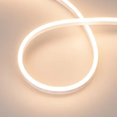 Лента герметичная AURORA-PS-A120-12x6mm 24V Warm3000 10 W/m, IP65, 2835, 5m, силикон