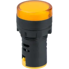 Лампа индикаторная Navigator 82 802 NBI-I-AD22-230-Y желтая d22мм 230В AC/DC