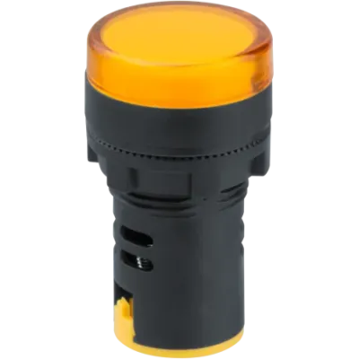 Лампа индикаторная Navigator 82 802 NBI-I-AD22-230-Y желтая d22мм 230В AC/DC