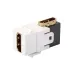 Модуль HDMI keystone 90 градусов, белый