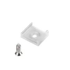 Держатель ARL-WAVE-16x15mm-CLIP-P CLEAR пластик