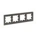 4 - местная рамка, мокко, пластик Эпика EKF