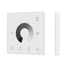 Панель сенсорная INTELLIGENT ARLIGHT SMART-RF-801-11-1G-4SC-DIM белый, 3 В, 2.4G, накладная, IP20, Пластик, 5 лет