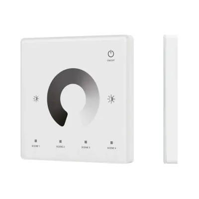 Панель сенсорная INTELLIGENT ARLIGHT SMART-RF-801-11-1G-4SC-DIM белый, 3 В, 2.4G, накладная, IP20, Пластик, 5 лет