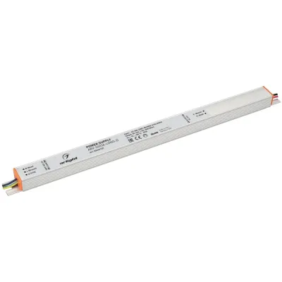 Блок питания ARV-24036-LONG-D (24V, 1.5A, 36W) (ARL, для светодиодных лент, IP20 металл, 3 года)