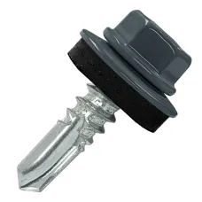 Саморез по металлу Daxmer 5,5х25 RAL 7024 (250) сверло №3