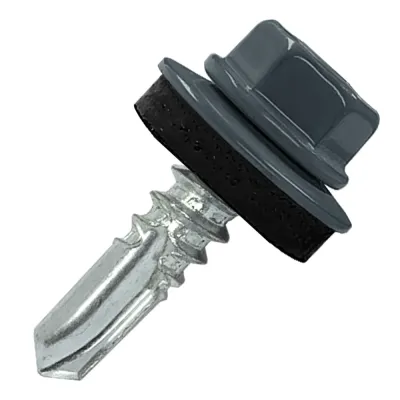 Саморез по металлу Daxmer 5,5х25 RAL 7024 (250) сверло №3