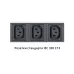 Блок розеток для 19' шкафов, вертикальный, 10 розеток IEC 320 C19, 20 розеток IEC 320 C13, 32А, автомат защиты, алюминиевый корпус, клеммная колодка