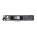 Блок розеток для 19' шкафов, вертикальный, 10 розеток Schuko, 10 розеток IEC 320 C13, 16А, автомат защиты, алюминиевый корпус, шнур с вилкой Schuko 2 м