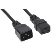 Кабель питания IEC 320 C19 - IEC 320 C20 (3x1.5), 16A, прямая вилка, 1.8м