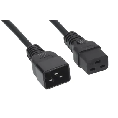 Кабель питания IEC 320 C19 - IEC 320 C20 (3x1.5), 16A, прямая вилка, 1.8м