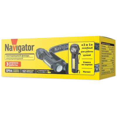 Фонарь Navigator NPT-CP32-ACCU