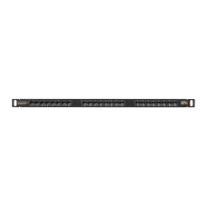 Панель 19'', 0,5U, 24 порта, Кат.6, RJ45/8P8C, неэкран., черная