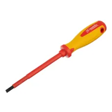 Отвертка Insulated до 1000 В, SL5,5x125 мм, CrMo, 2к рукоятка