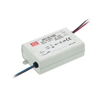 Источник питания AC-DC, 35Вт, токовый выход, вход 90-264В AC, выход 350мА,28-100В