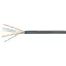 Витая пара U/UTP Cat 6 4 пары 23 AWG solid IN/OUT (+75 C -40) LSZH-UV 100м