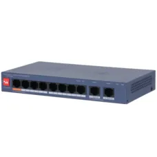 Коммутатор управляемый L2 8x100Мбит/с (RJ45 с PoE+,PoE++) , 2x1Гбит/с (RJ45) 60Вт