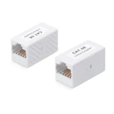 Адаптер проходной RJ45-RJ45 (8p8c), категория 5е, неэкранированный