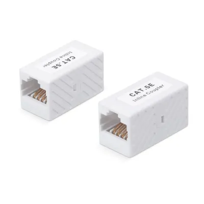 Адаптер проходной RJ45-RJ45 (8p8c), категория 5е, неэкранированный
