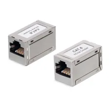 Адаптер проходной RJ45-RJ45 (8p8c), категория 6, экранированный