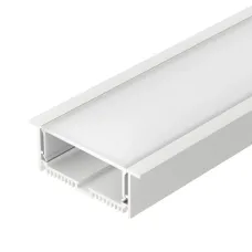 Профиль с экраном SL-LINIA88-F-2500 WHITE+OPAL (ARL, Алюминий)
