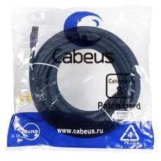 Патч-корд S/FTP, категория 8 (40G, 2000 MHz), 2xRJ45/8p8c, экранированный, синий, LSZH, 10 м
